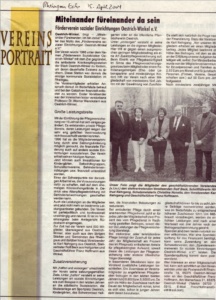 Vereinsportrait aus dem Rheingauecho 15.April 2004