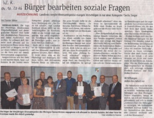 Wiesbadener Kurier - Ehrenamtspreis des Rheingau-Taunus-Kreises 2016