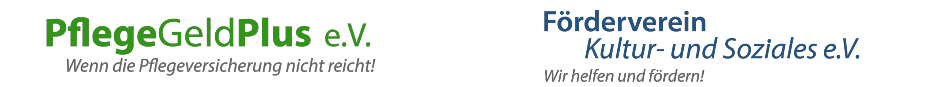 PflegeGeldPlus e.V. & Förderverein Kultur- und Soziales e.V. Logo